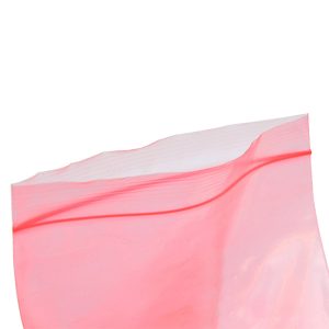 Pink Antistatic Bag - Grip Seal - Close Up - Antistat